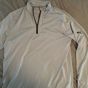 Puma 1/4 Zip Grey